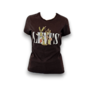 Levi’s črna majica s kaktus potiskom S