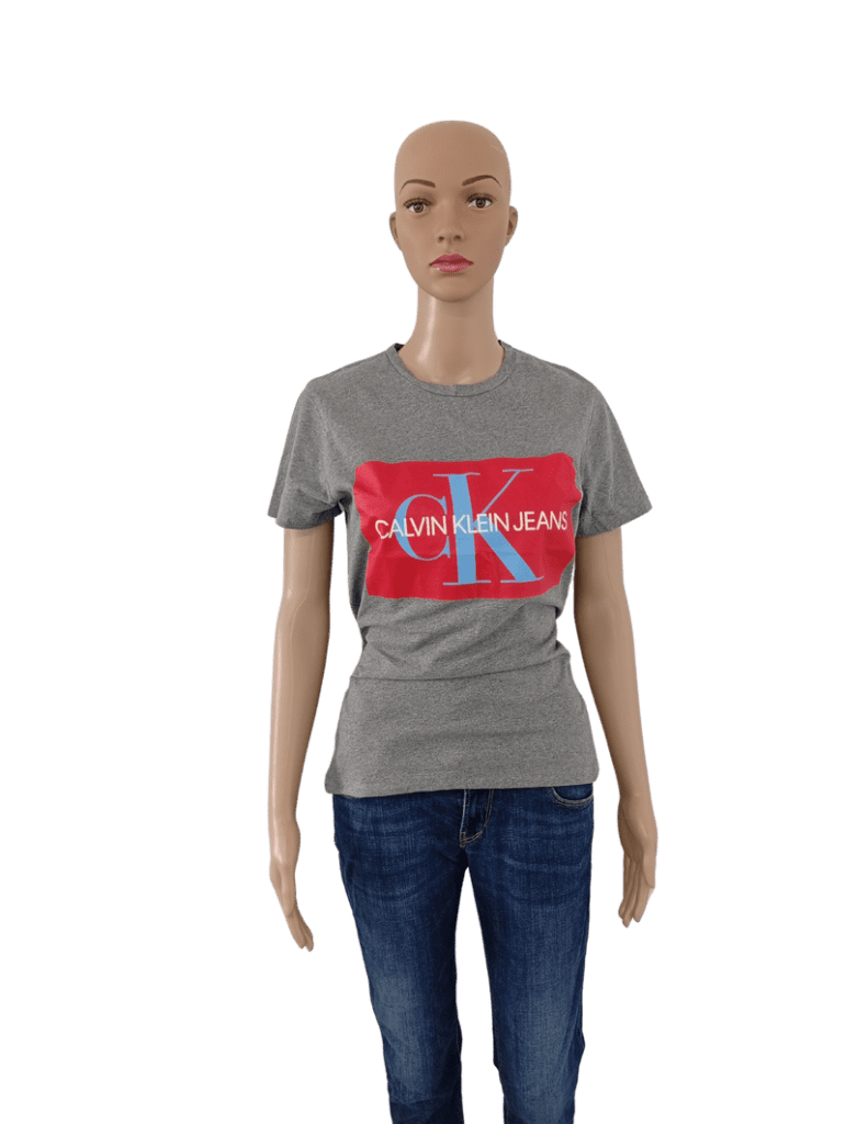 Siva ženska majica Calvin Klein Jeans