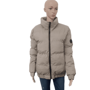 Ženska bež prešita zimska jakna XL